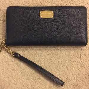 Navy blue Michael Kors wallet